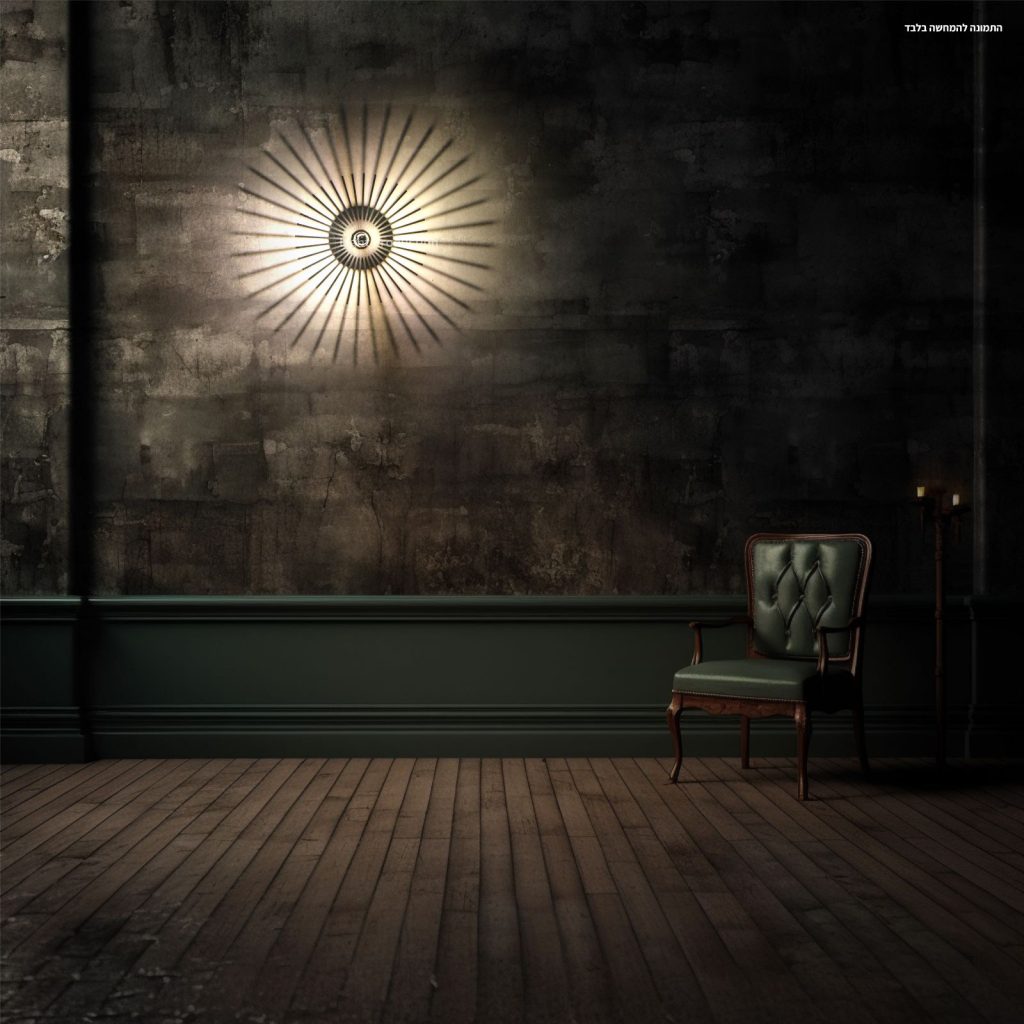 גוף תאורה מעוצב לסלון