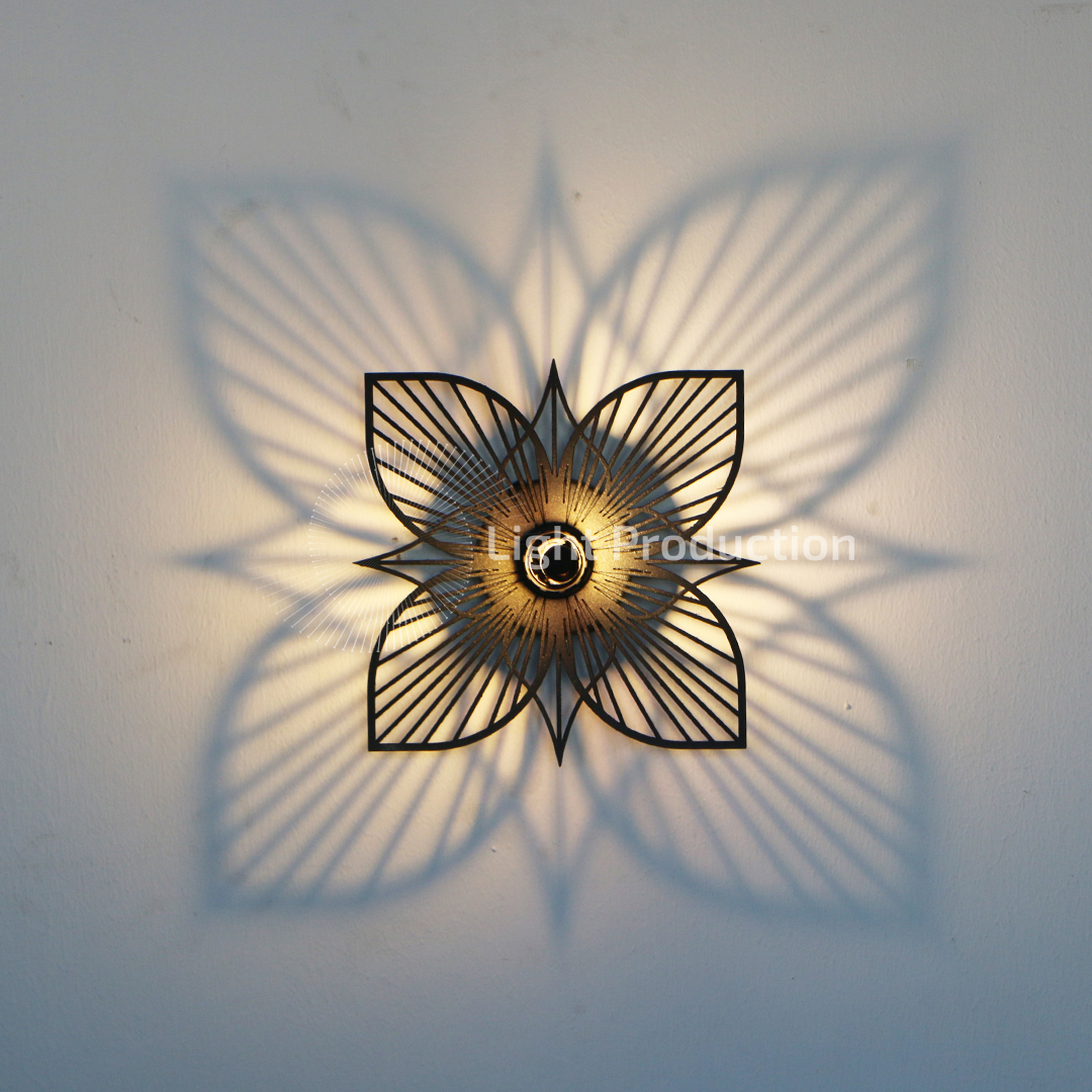 גוף תאורה מעוצב חתוך בלייזר