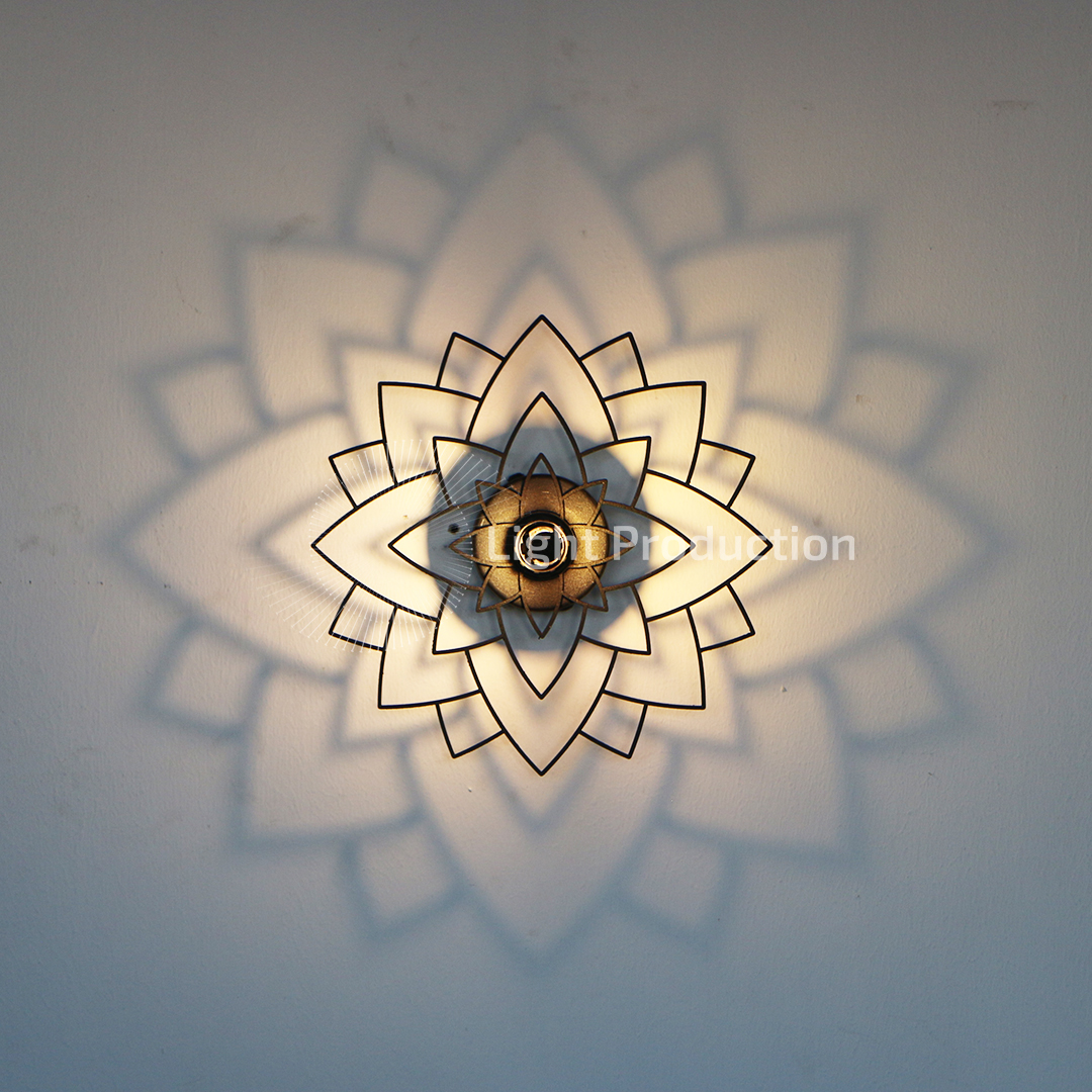 גוף תאורה מעוצב צמוד קיר