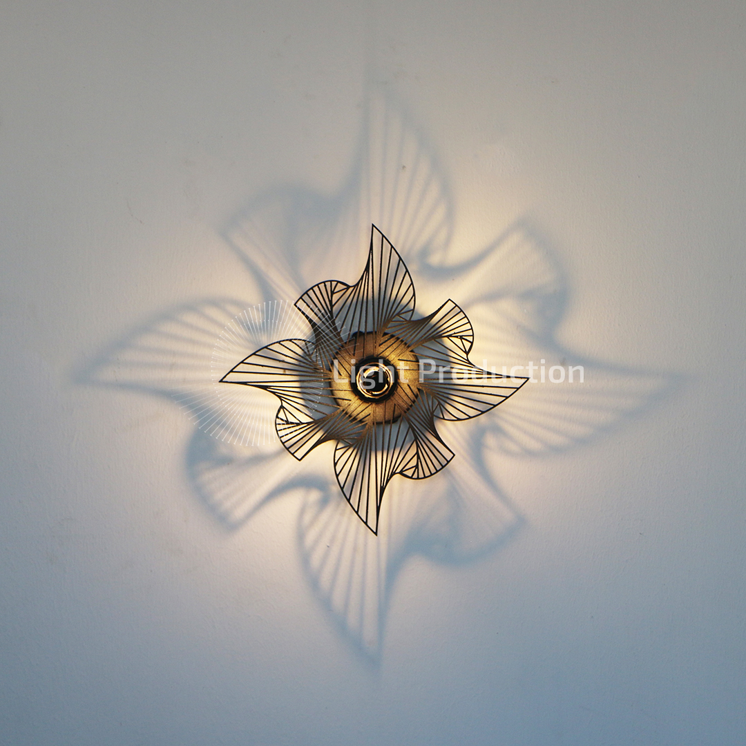 גוף תאורה מעוצב צמוד קיר